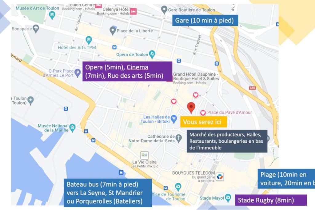 Les Halles & Le Port - Grand T2 De Gamme Toulon